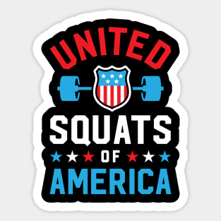 United Squats Of America v2 Sticker